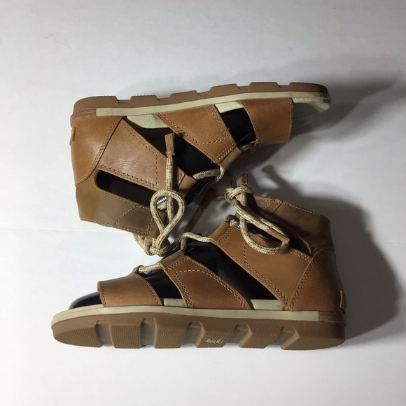 Sorel Torpeda Lace II Leather Gladiator Sandal Size 9. - Picture 8 of 10